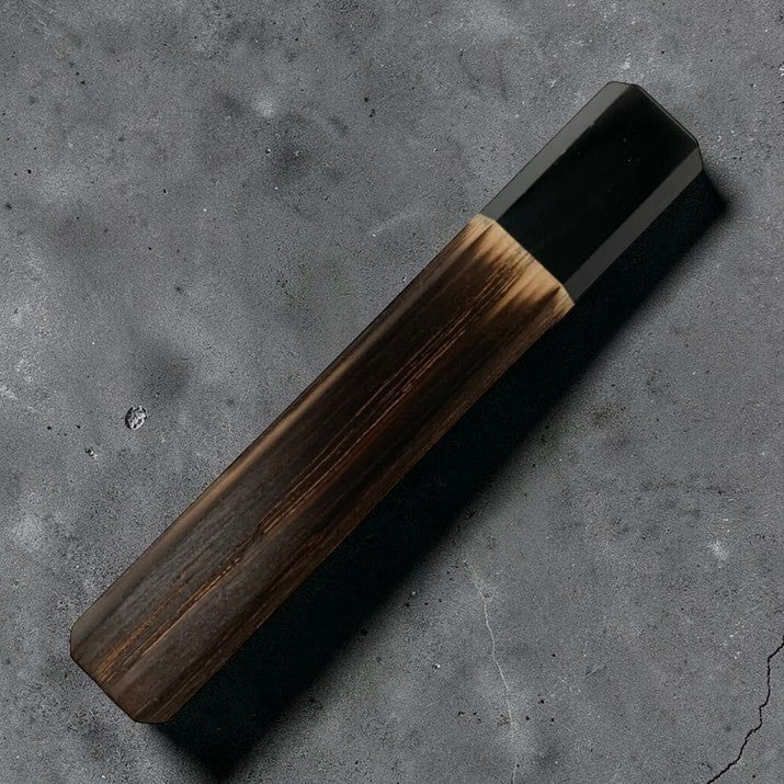 Tokushu Premium Burnt Chestnut and Horn Wa Handle