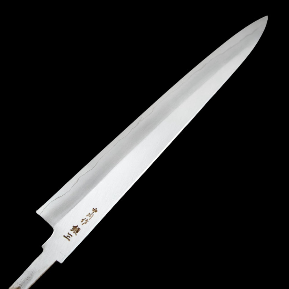 NAKAGAWA HAMONO Plata #3 Kasumi Sujihiki 270 mm Sin mango