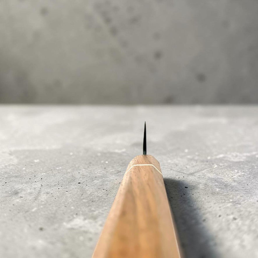 Tsunehisa Aogami Super Kurouchi Nashiji Sujihiki 270mm With Sanjo Walnut Handle