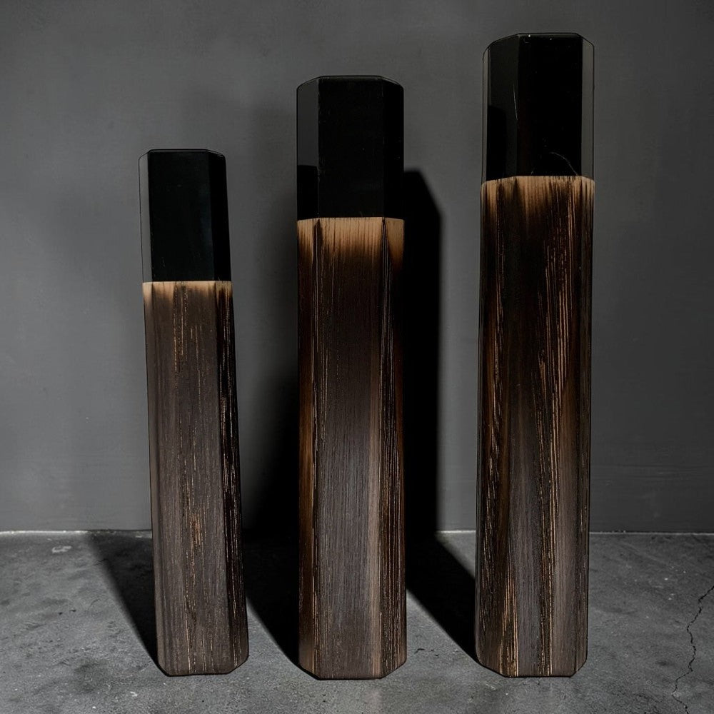 Tokushu Premium Burnt Chestnut and Horn Wa Handle