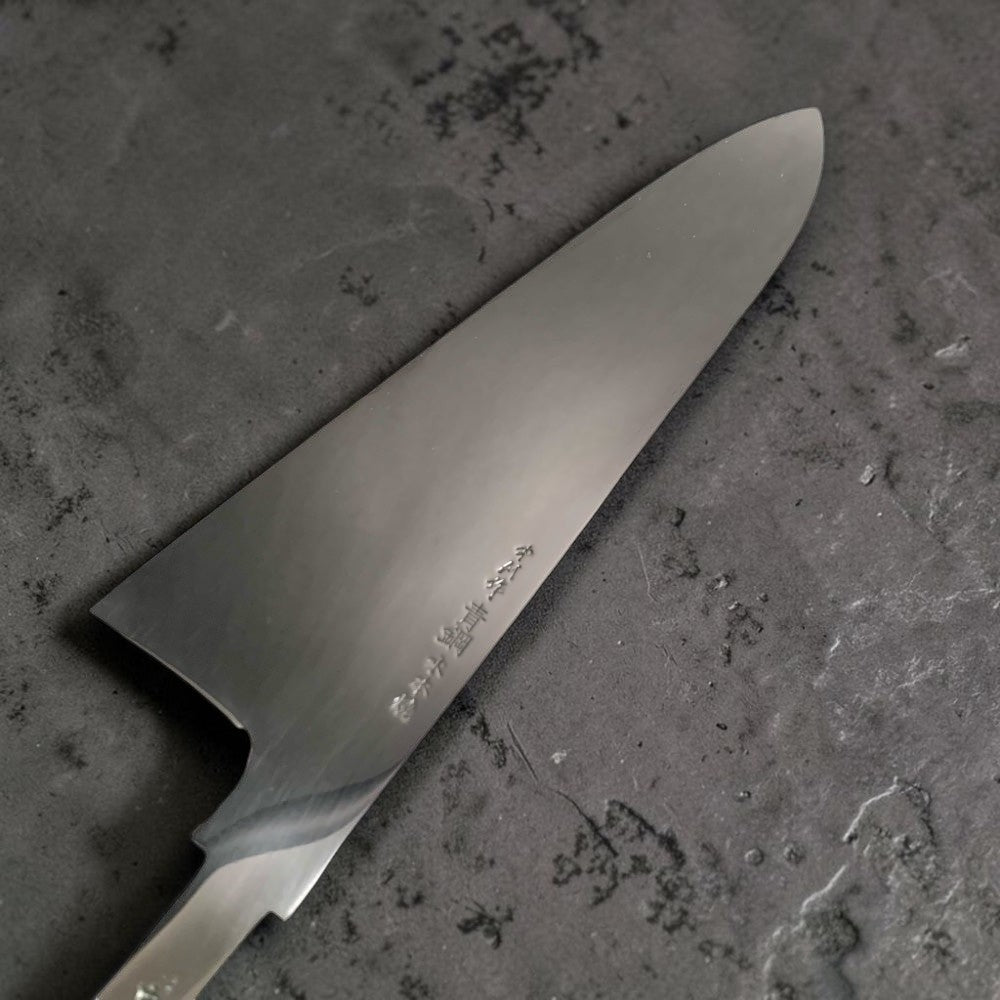 NAKAGAWA X TOKUSHU TALL Blue #2 Mizu Honyaki 255mm Gyuto No Handle