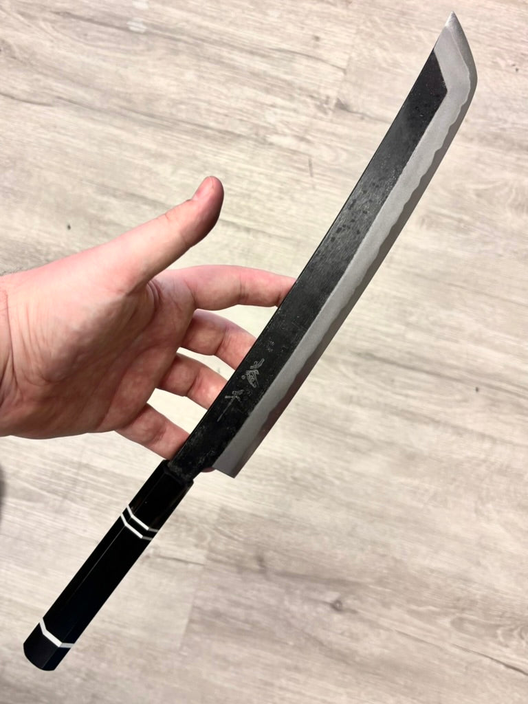 Kyohei Shindo Blue #2 Kurouchi 300mm Sakimaru Custom