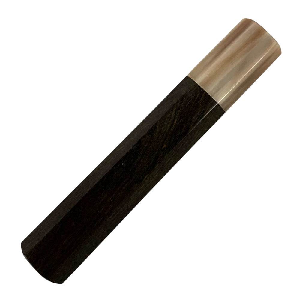 Ebony & Light Horn Ferrule Handle Small Fits 75mm - 150mm Blades
