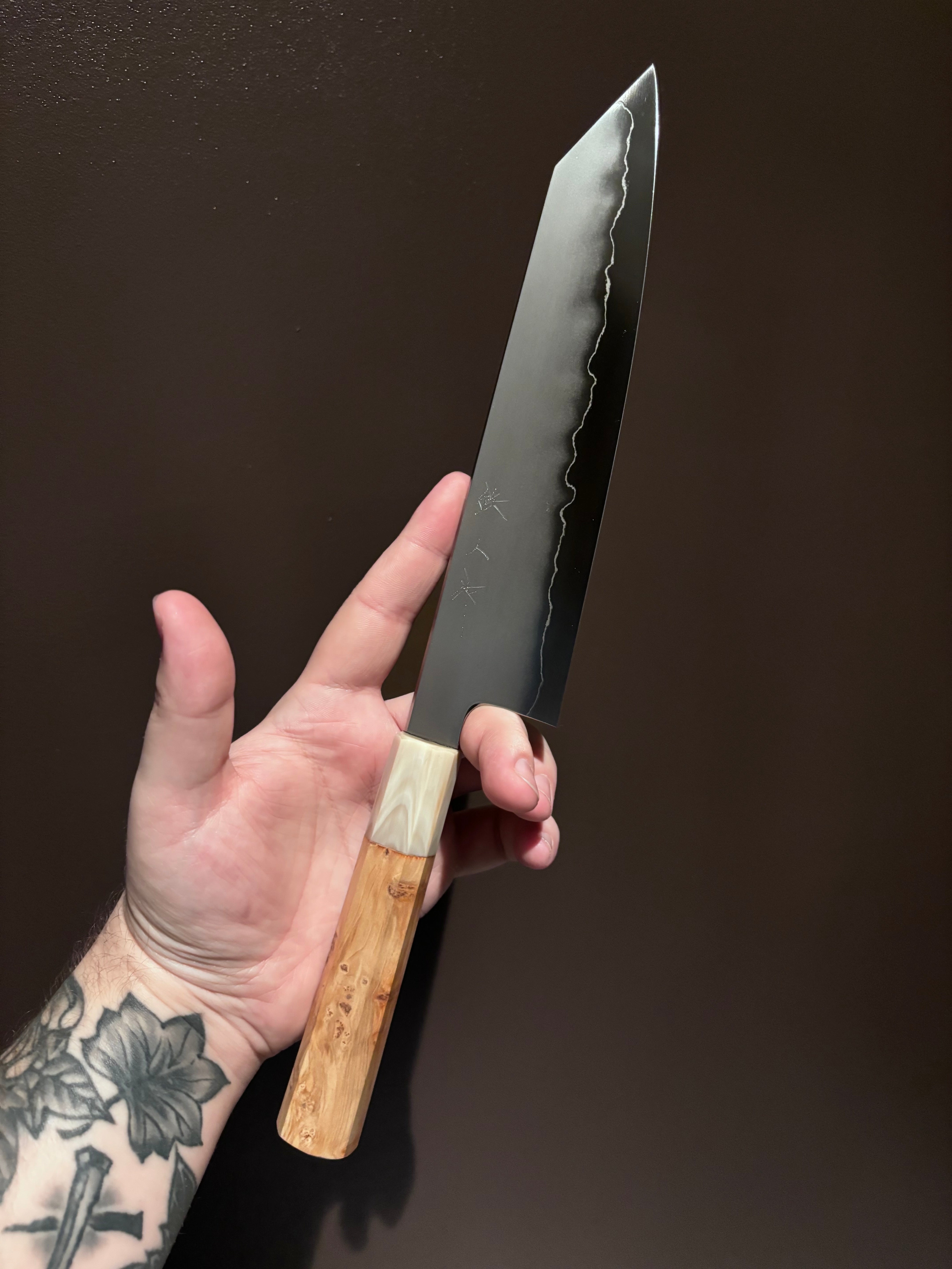 Tetsujin Kasumi Silver #3 Kiritsuke Gyuto 210mm Custom