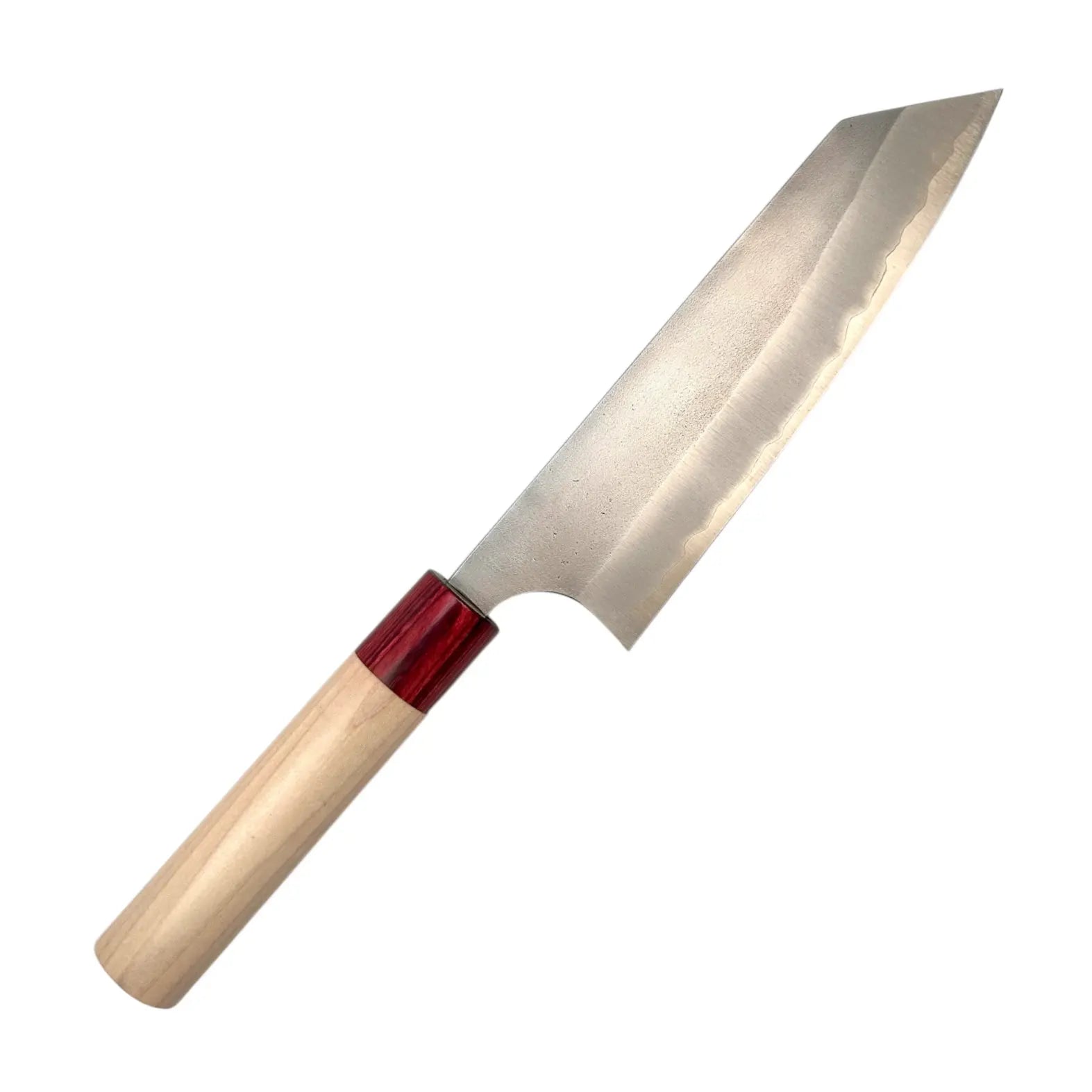 Masakage Yuki Bunka 170mm Japanese kitchen knife with magnolia handle and Nashiji finish blade