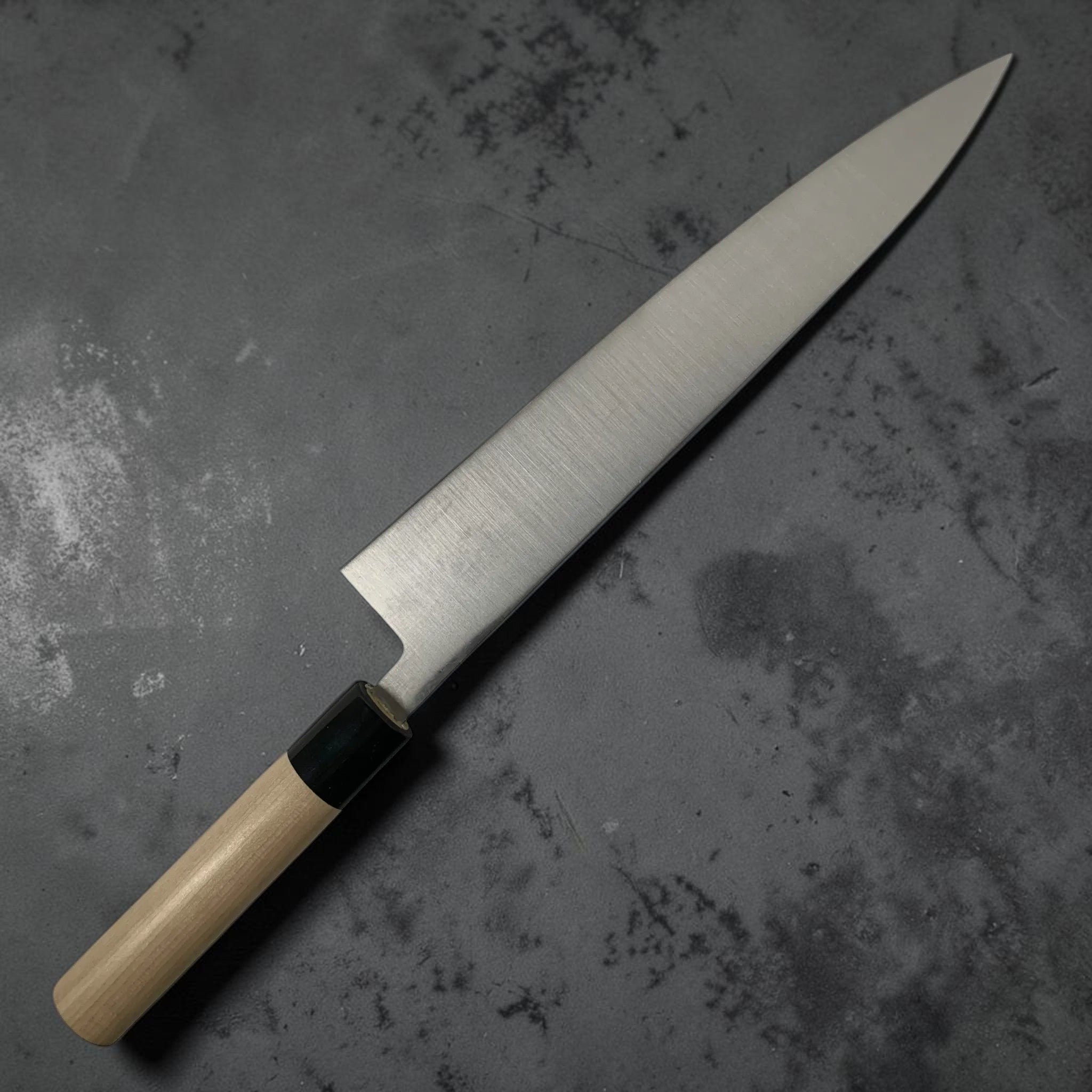 Masamoto KS Wa Gyuto 240mm handle close-up
