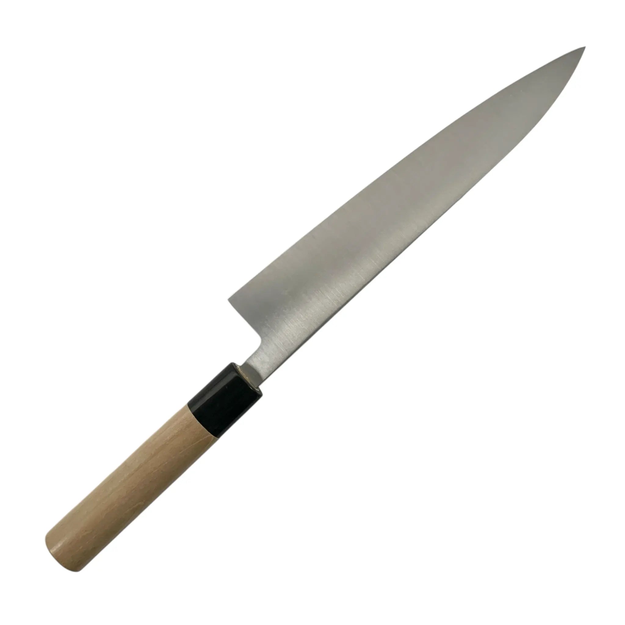 Masamoto KS Series 210mm Gyuto handle close-up