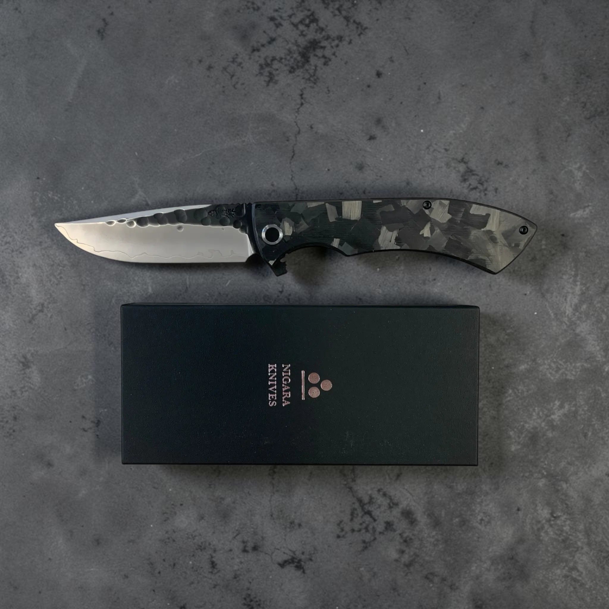 Nigara Hamono Pocket Knife with Carbon Fiber Handle
