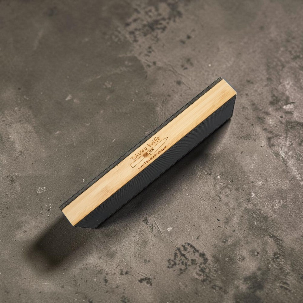 Tokushu Knife Premium Black Leather Strop