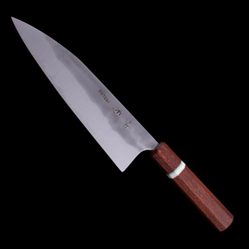 Carter Knives Muteki White #1 Stainless Clad #5488 Funayuki by Taylor 7.72"