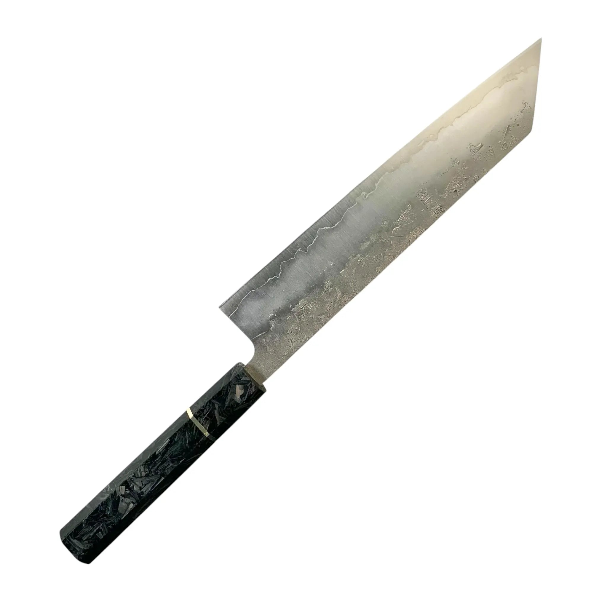 Tokushu Knife Special Edition SLD Washiji Kiritsuke 210mm handle close-up