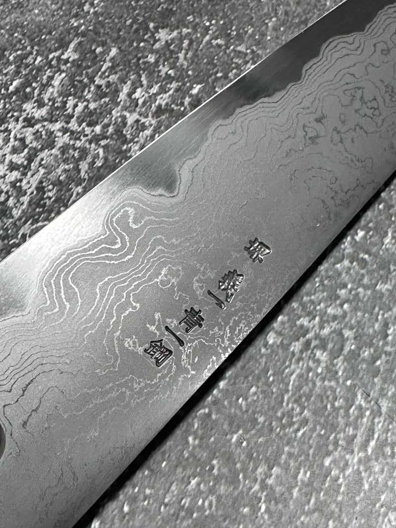 Yoshikazu Tanaka Blue #1 Damascus 210mm Gyuto No Handle
