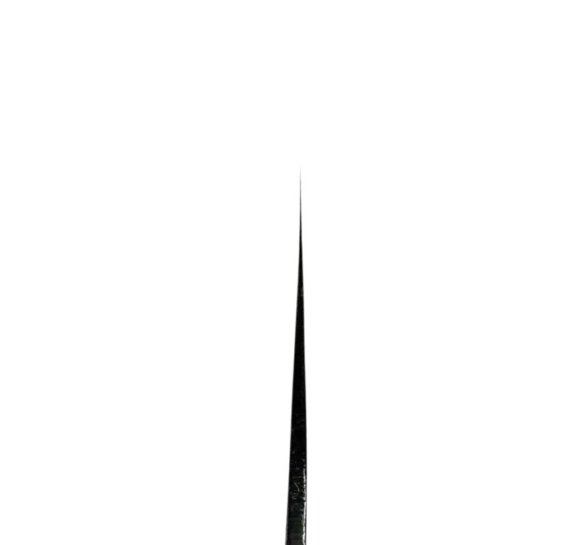 Dao Vua Special Edition Bunka Carbon Steel Kurouchi Ebony and Brass Wa Handle - Tokushu Knife