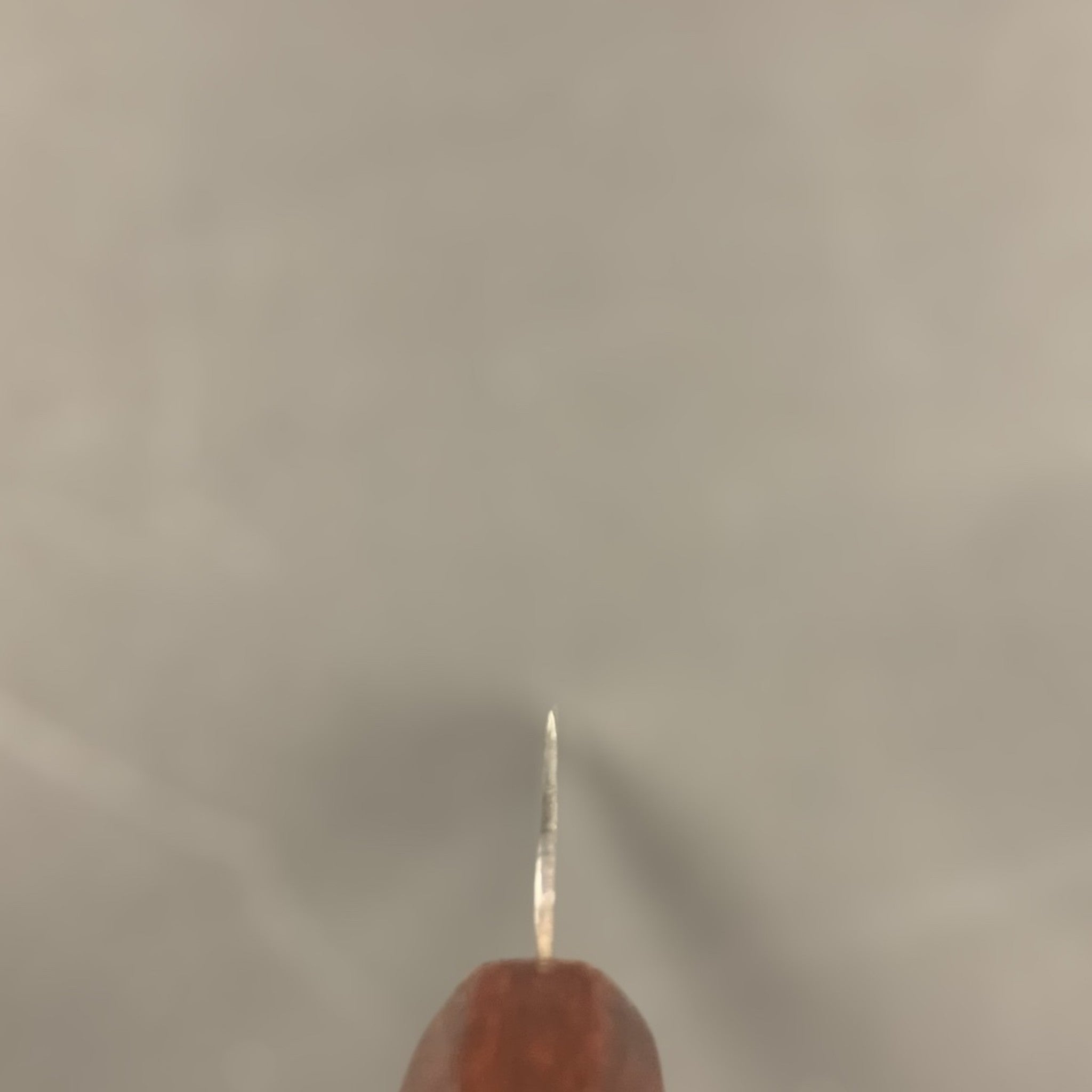 Dao Vua V3 52100 carbon steel 120 mm steak knife choil shot