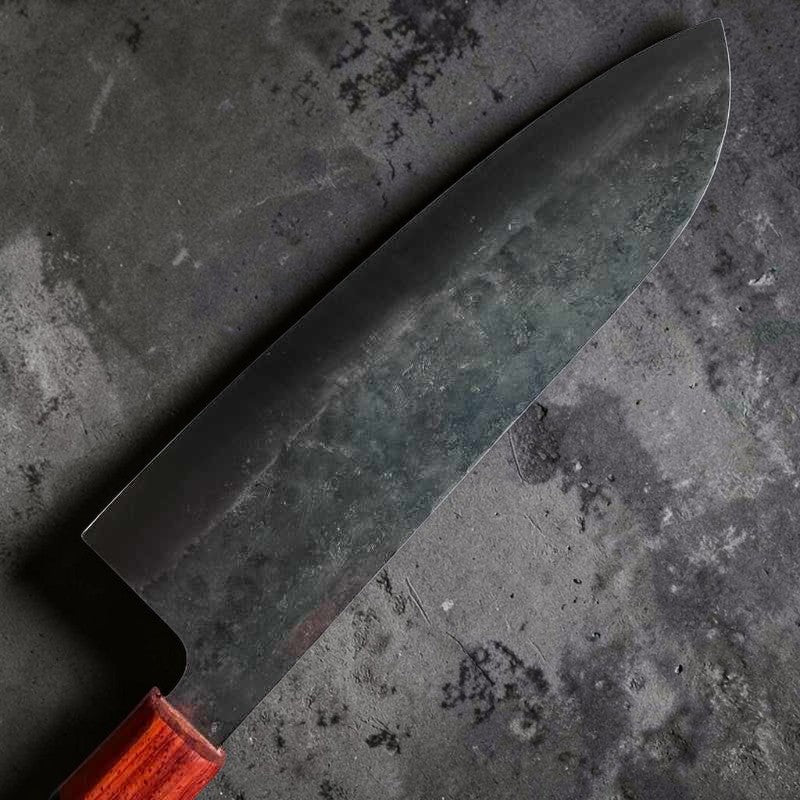 DAO VUA V3 Kurouchi 52100 TALL Gyuto 210mm with Wa Handle - Tokushu Knife