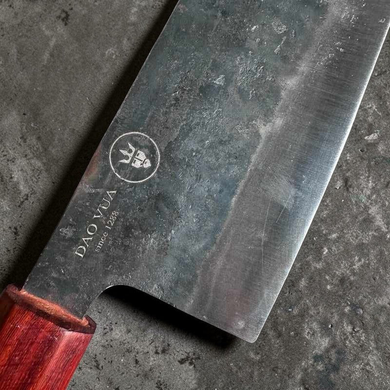 DAO VUA V3 Kurouchi 52100 TALL Gyuto 210mm with Wa Handle - Tokushu Knife