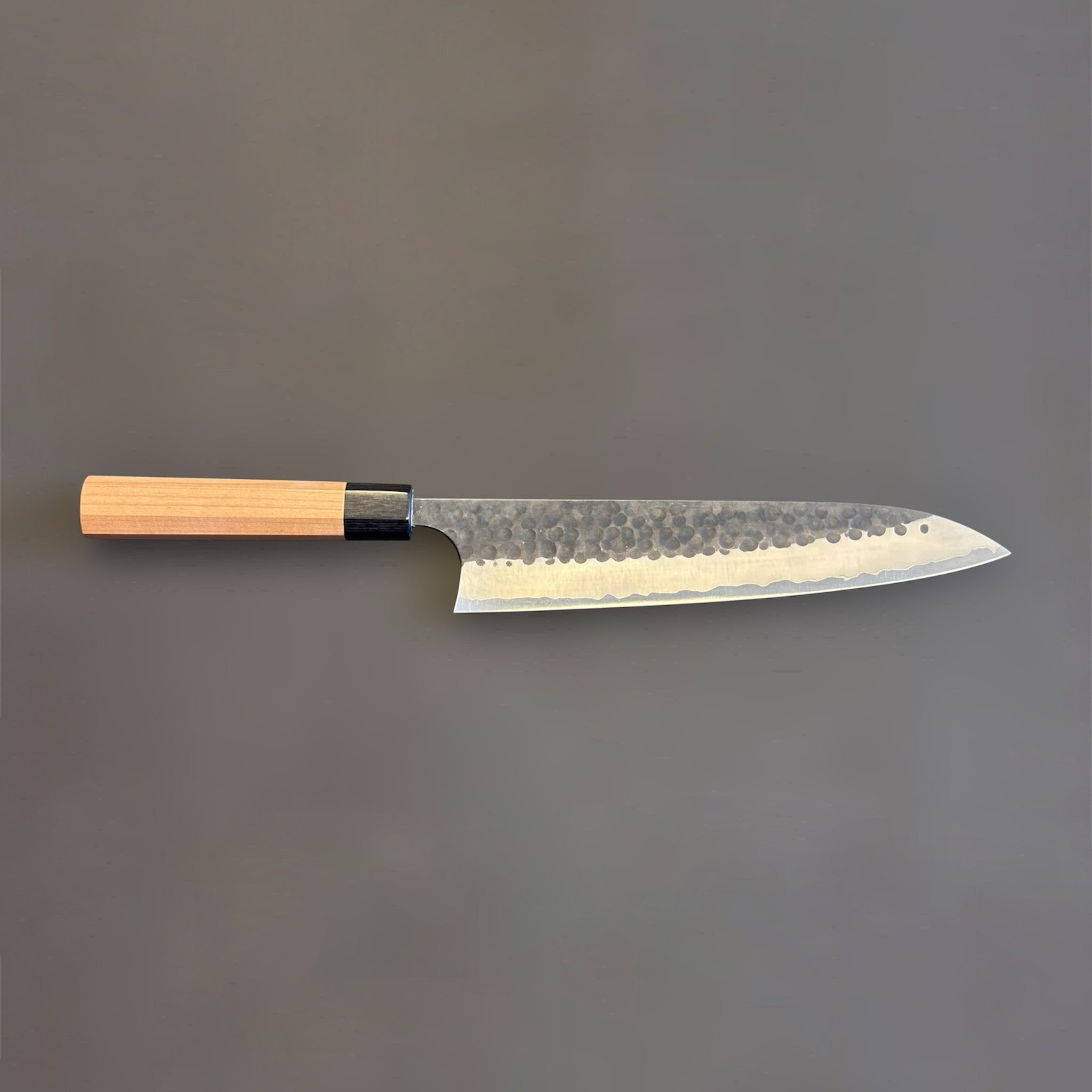 Masakage Koishi Gyuto 240 mm profile shot.