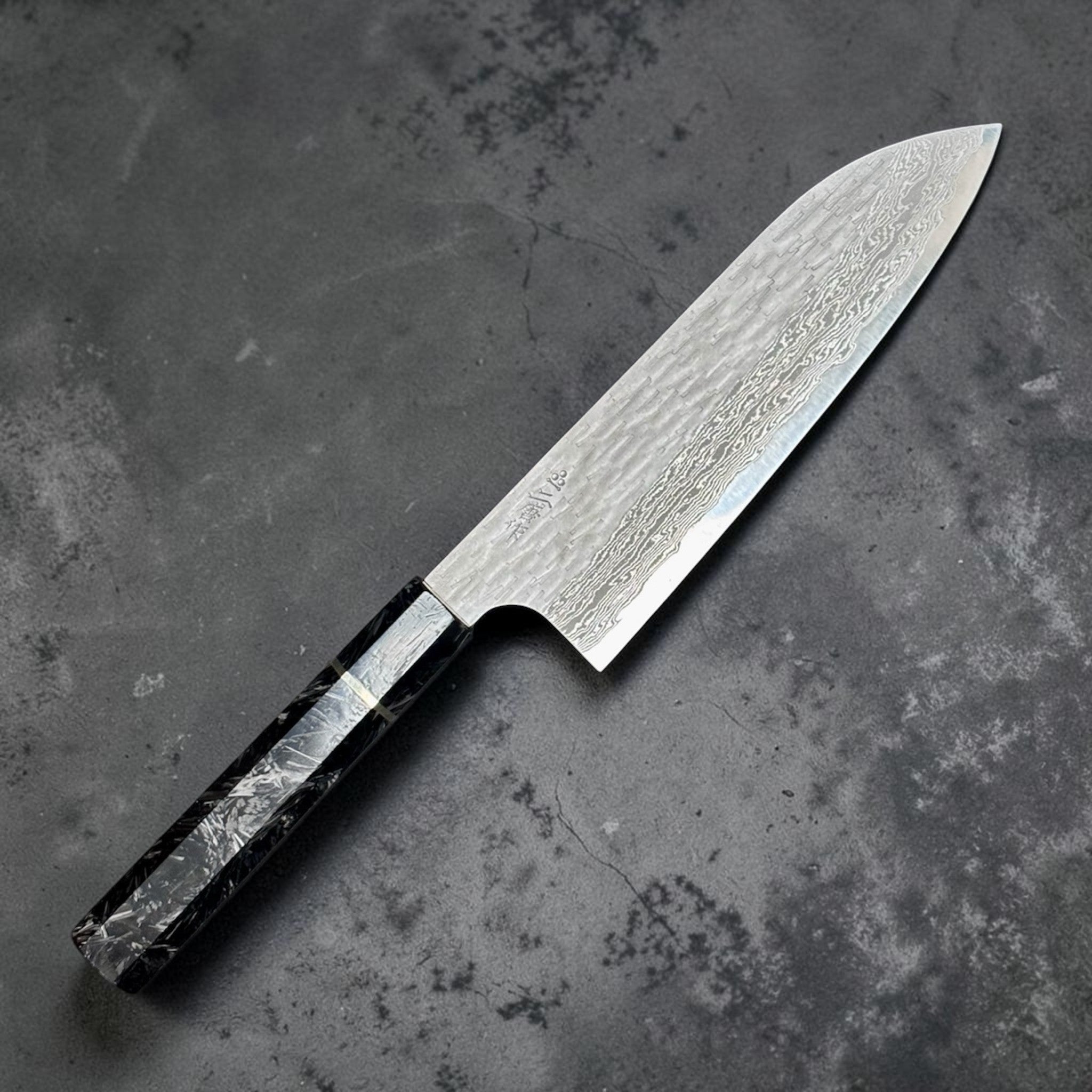 Nigara VG-XEOS Tsuchime Santoku 170mm | Carbon Fiber or Blade Only