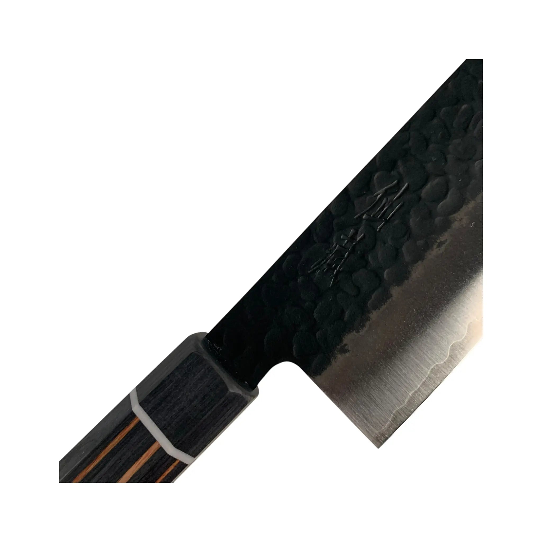Suncraft Senzo Finest octagonal pakkawood handle close-up