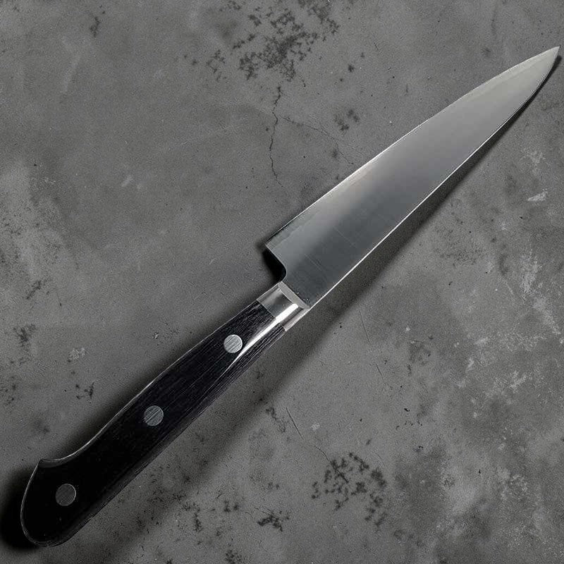 Takamura VG10 150mm Petty Western Handle Black Tokushu Knife.