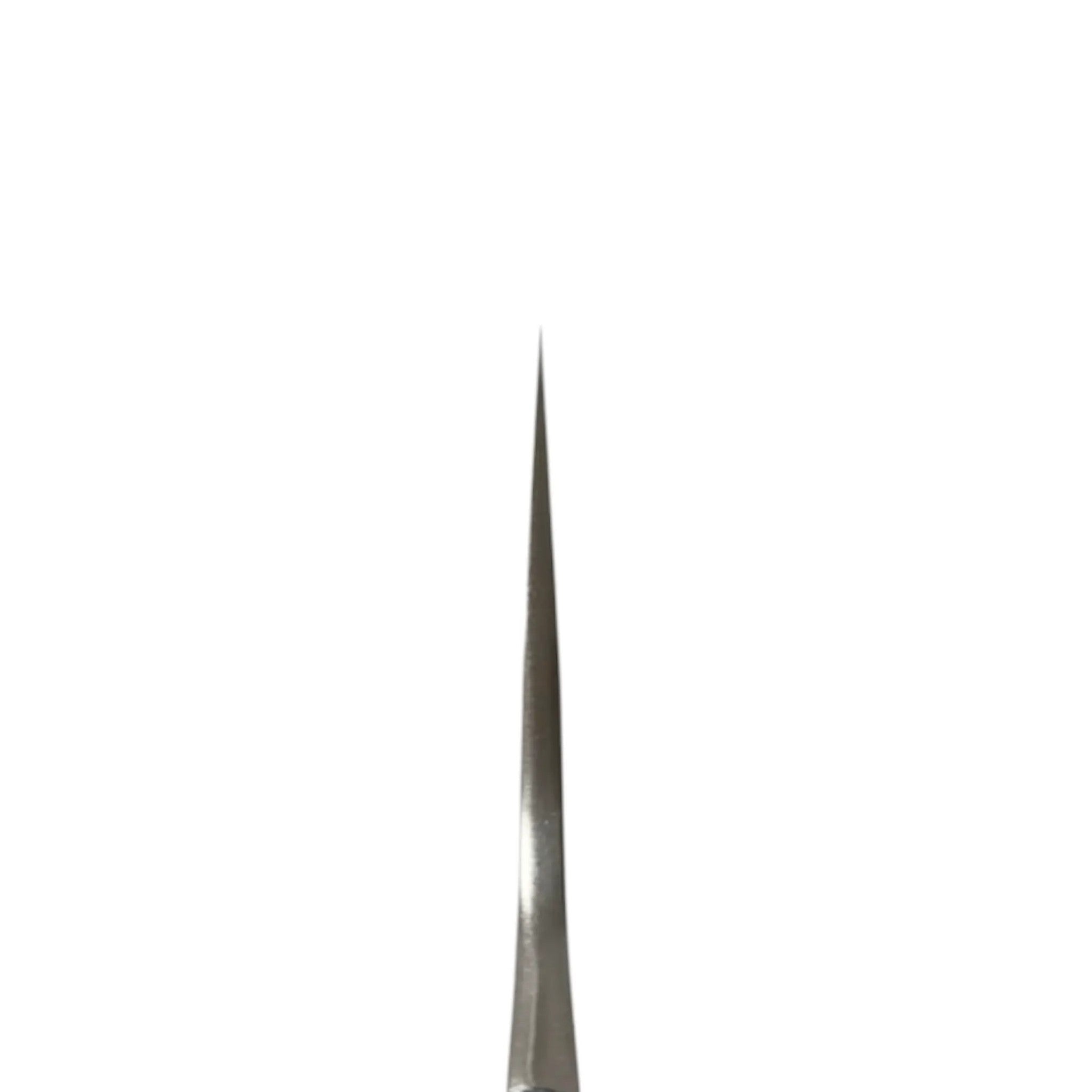 Yoshikane SKD Gyuto 240mm, choil shot showing grind and thinness behind the edge.
