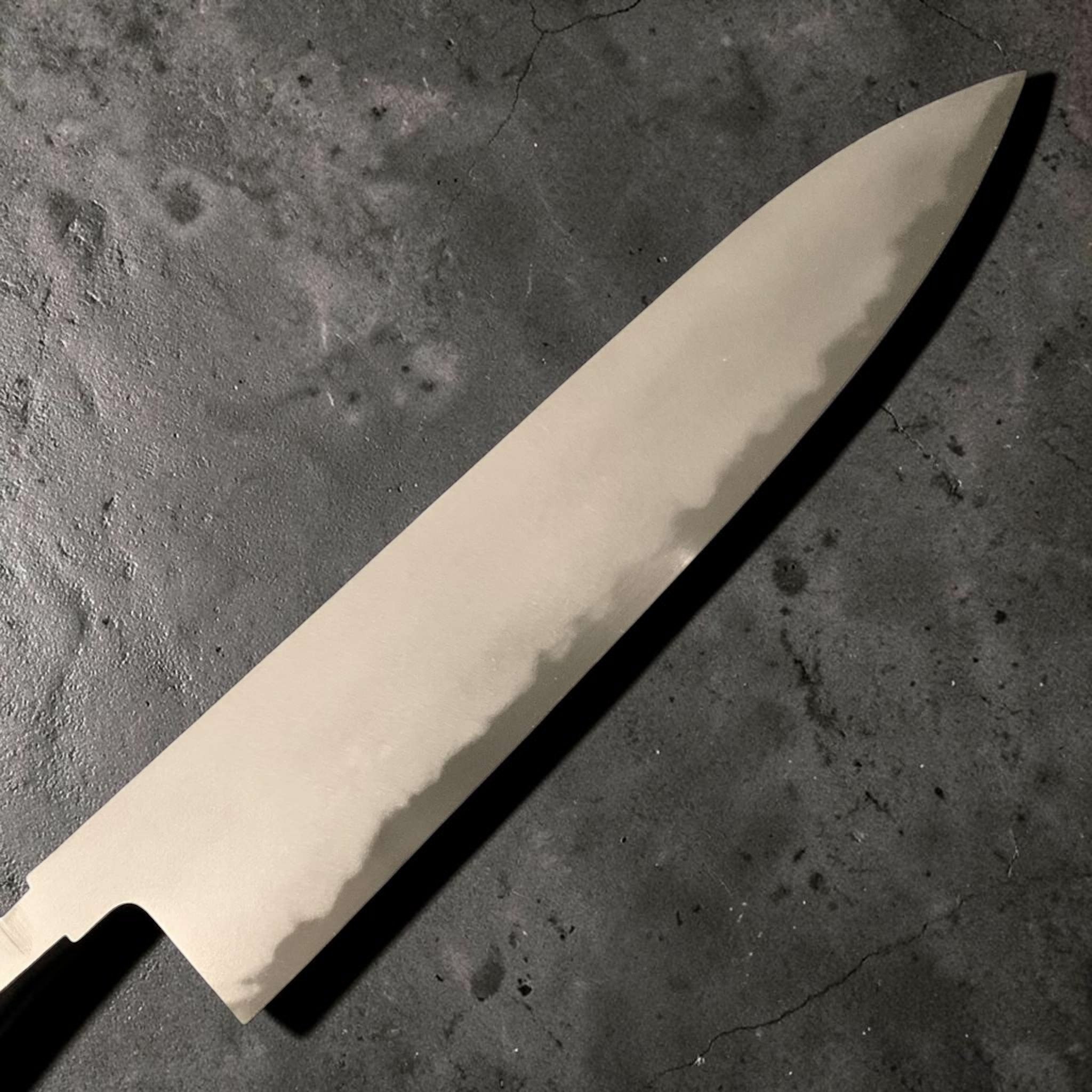 Yoshikazu Tanaka Blue #1 Hon Kasumi Gyuto 255mm side view