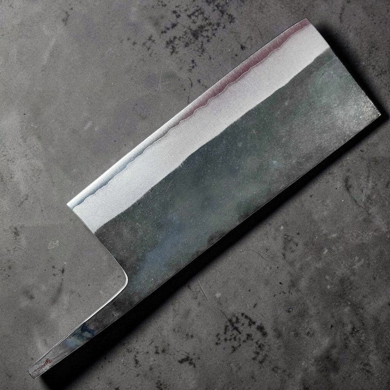 Yoshimi Kato Aogami Super Kurouchi Chinese Vegetable Cleaver No Handle - Tokushu Knife