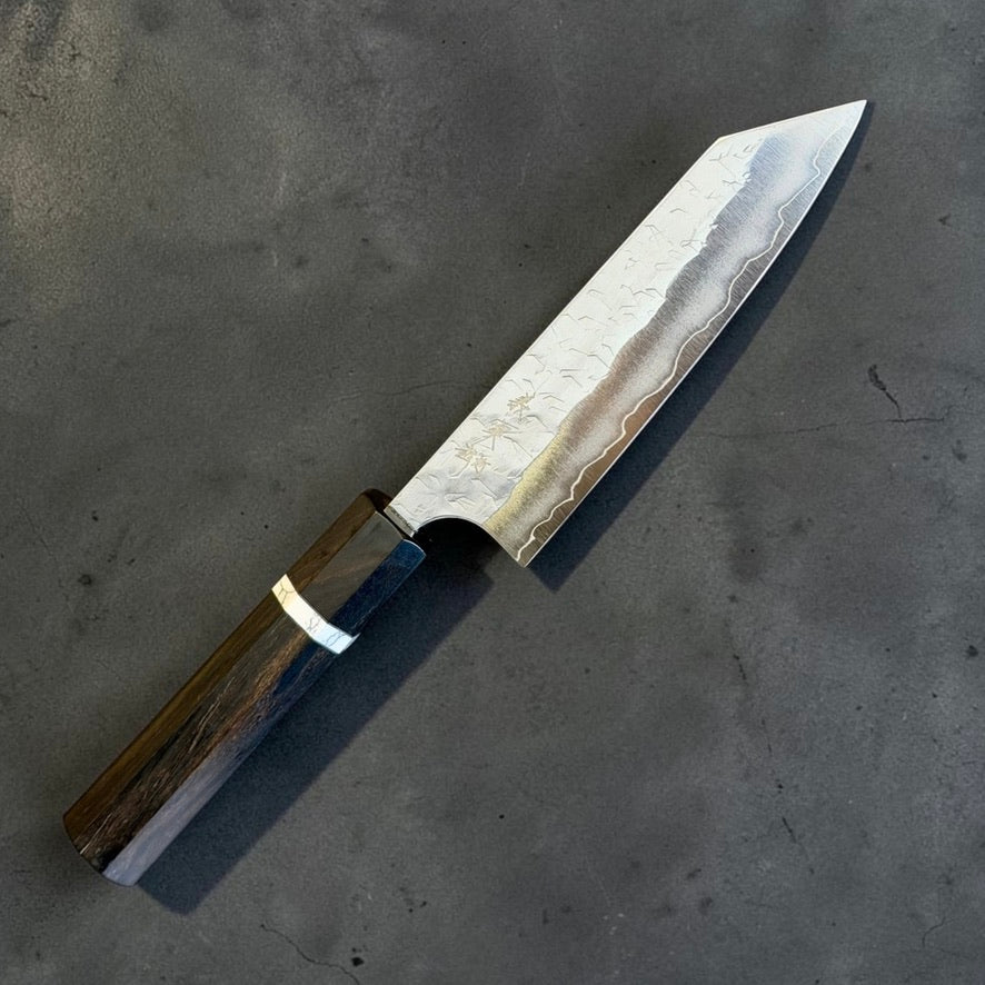 Yoshimi Kato Hyo SG2 Ko-Bunka 130mm Hyo hammered finish and K-tip