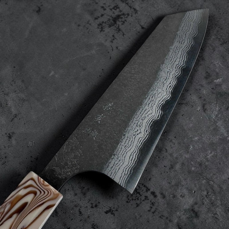YOSHIMI KATO Kurouchi Aogami Super Bunka 175mm - Tokushu Knife