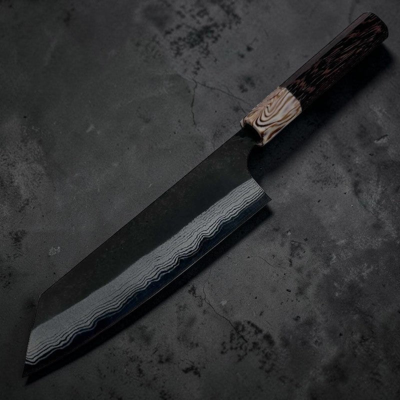 YOSHIMI KATO Kurouchi Aogami Super Bunka 175mm - Tokushu Knife