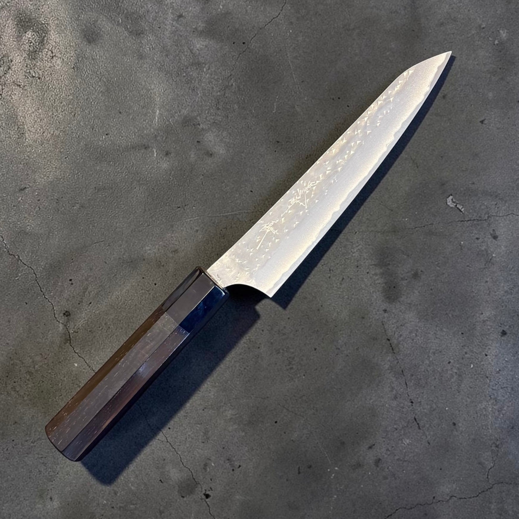 Yu Kurosaki Kokusen AS Petty 150mm with ebony and buffalo horn octagonal wa handle