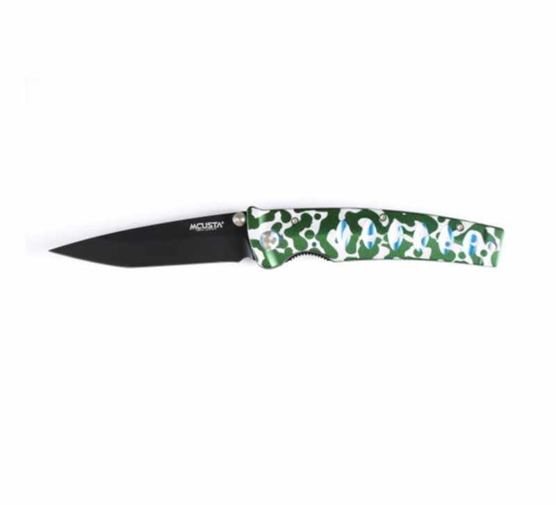 2023 Limited Edition Mcusta Katana VG-10 Core San Mai Camo 4.25" Folding knife - Tokushu Knife