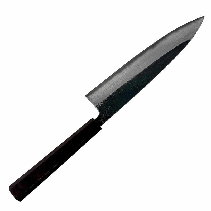 Hatsukokoro Kumokage Damascus Blue#2 240mm Gyuto with Ebony wa Handle - Tokushu Knife