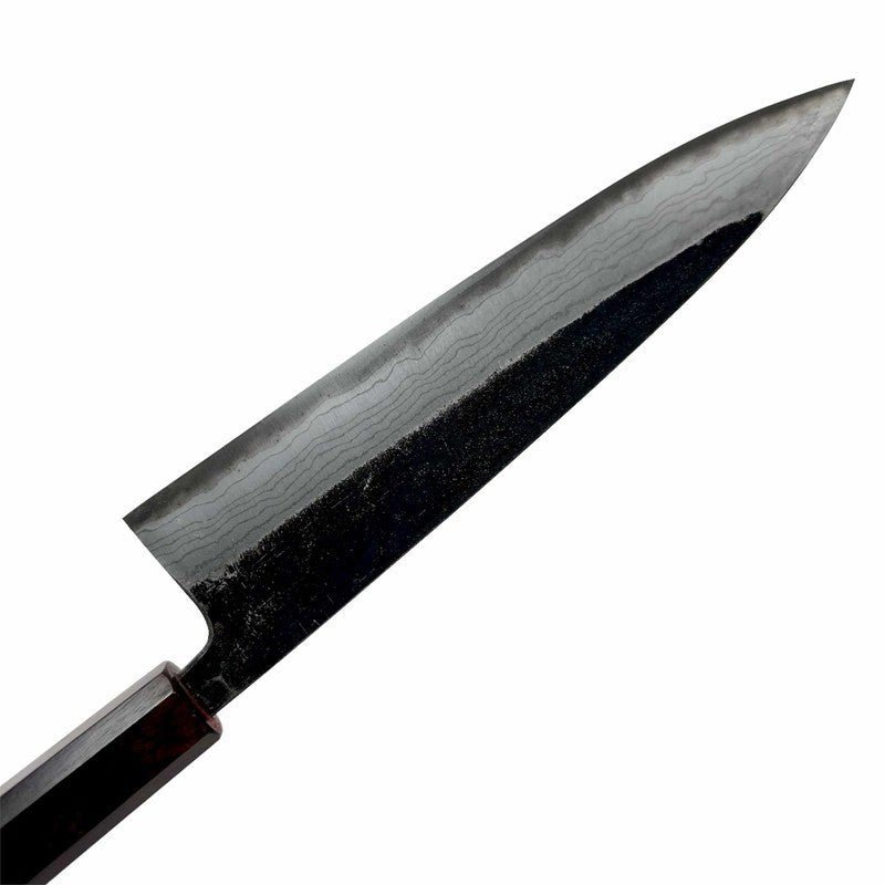 Hatsukokoro Kumokage Damascus Blue#2 240mm Gyuto with Ebony wa Handle - Tokushu Knife