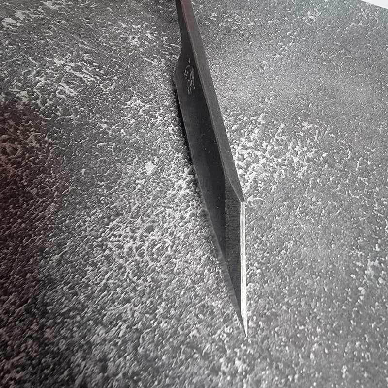 HATSUKOKORO Shirasagi Kurochi Aogami #2 150mm Kiritsuke Deba No Handle Tokushu Knife.