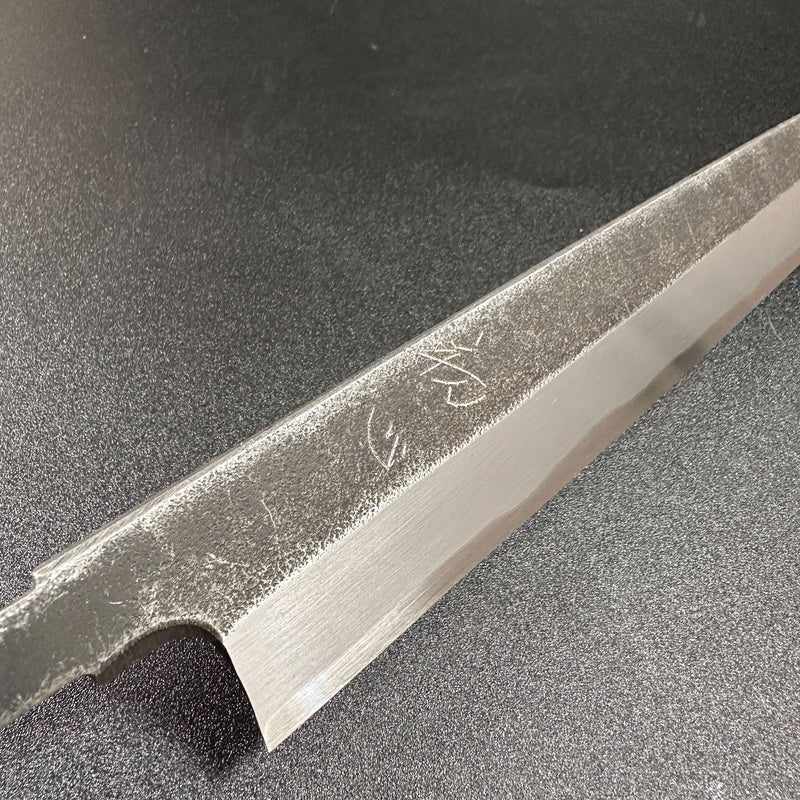HATSUKOKORO Shirasagi Kurochi Aogami #2 300mm Yanagiba (No Handle) - Tokushu Knife