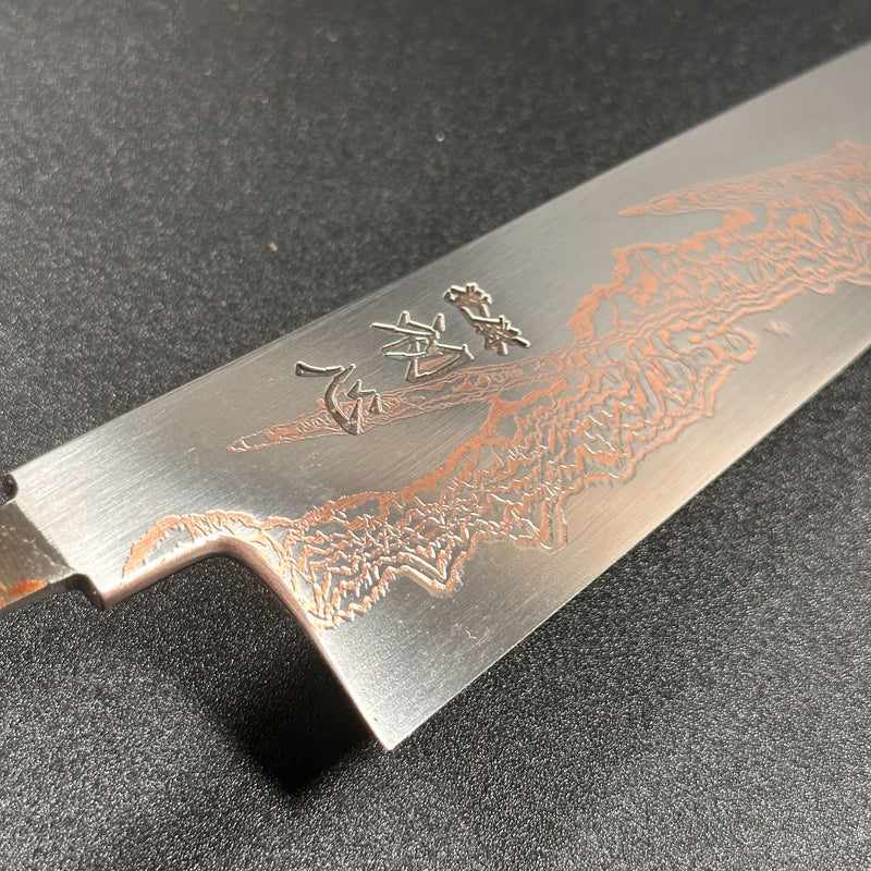 Hatsukokoro Yorokobi SLD Rainbow Damascus 240mm Gyuto No Handle - Tokushu Knife