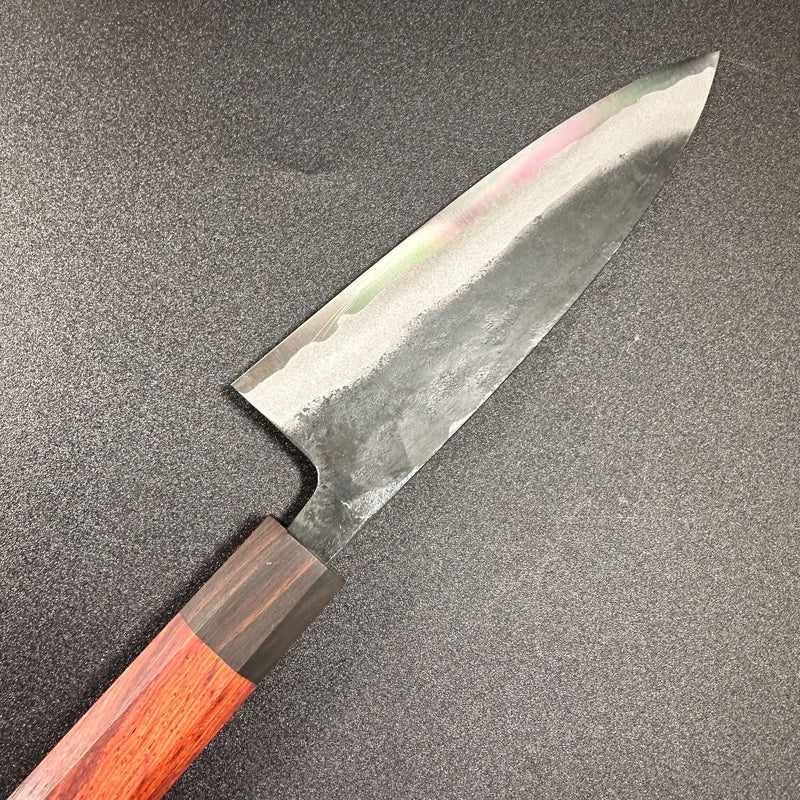 Kyohei Shindo Warikomi Blue #2 Kurouchi 165mm Funayuki Rosewood handle - Tokushu Knife