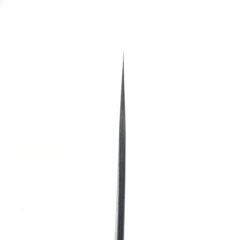 Kyohei Shindo Warikomi Blue #2 Kurouchi 165mm Funayuki with Keyaki Wa Handle and Plastic Ferrule Tokushu Knife.
