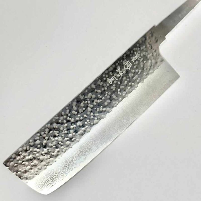 Makoto Kurosaki VG7 Tsuchime Damascus Nakiri No Handle - Tokushu Knife