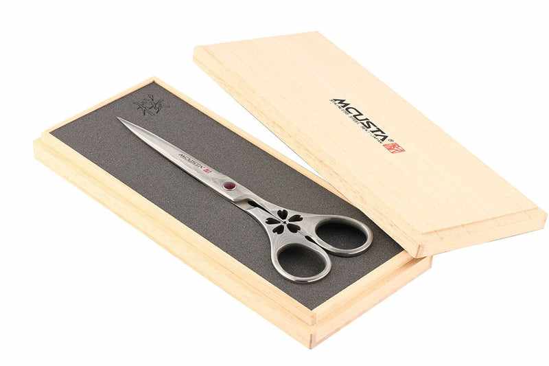 Mcusta DDS-170D Sakura Scissors VG-10 Core Damascus 6.8" Long - Tokushu Knife