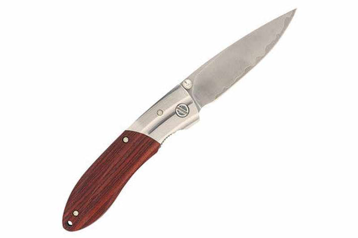 Mcusta MC-0143G Shinra SPG2 San Mai Ironwood 3.75" Folding Knife - Tokushu Knife