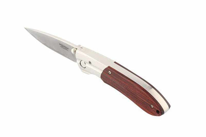 Mcusta MC-0143G Shinra SPG2 San Mai Ironwood 3.75" Folding Knife - Tokushu Knife