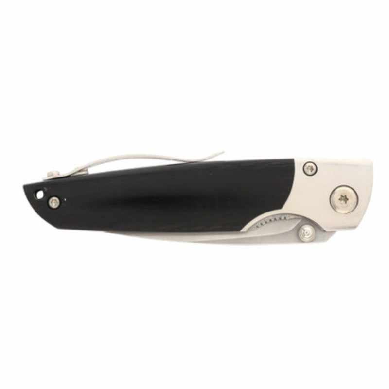 Mcusta MC-0144G Shinra Mixture Teana SPG2 San Mai Black Pakka- wood 3.87" Folding Knife - Tokushu Knife