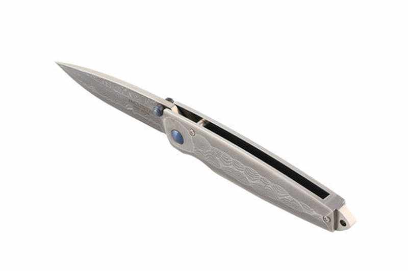 Mcusta MC-34D Shinra Tsuchi VG-10 Core Damascus Blade Damascus Handle 3.75" Folding Knife - Tokushu Knife