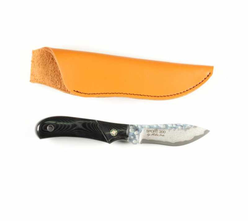 Mcusta Mike Irie Collaboration Sport 300 Damascus with VG-10 Core Micarta 6.5" Fixed Blade - Tokushu Knife