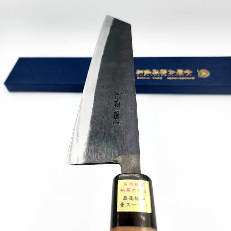 Moritaka Hamono Aogami Super Kurouchi 270mm Kiritsuke with Walnut Handle Tokushu Knife.