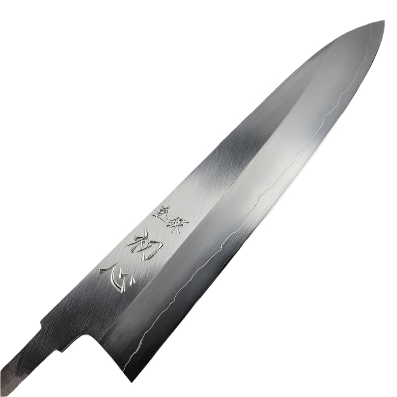 NAKAGAWA HAMONO Silver #3 Kasumi / Migaki 240mm Gyuto No Handle Tokushu Knife.