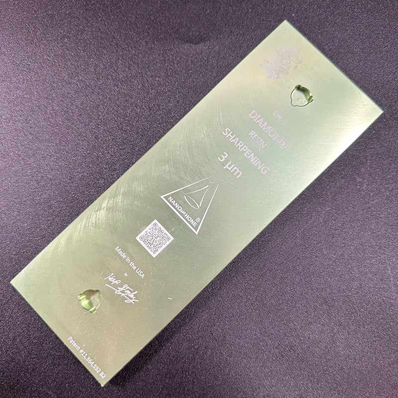 NanoHone 3 Micron Diamond Resin Sharpening Plate - Tokushu Knife