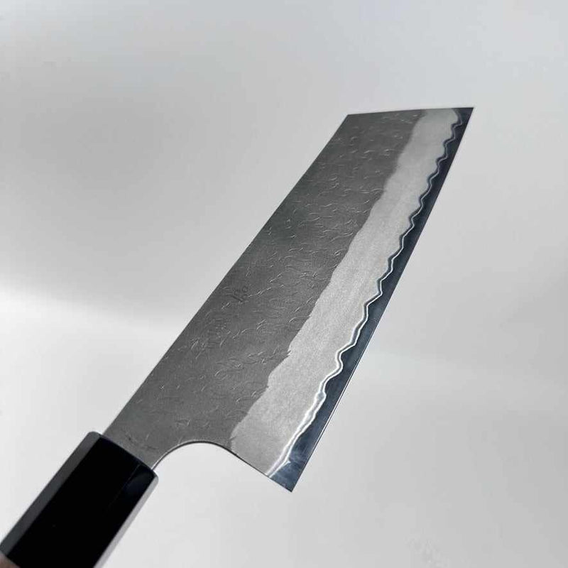 Nigara AS Migaki Tsuchime 180mm Kiritsuke Nakiri - Tokushu Knife
